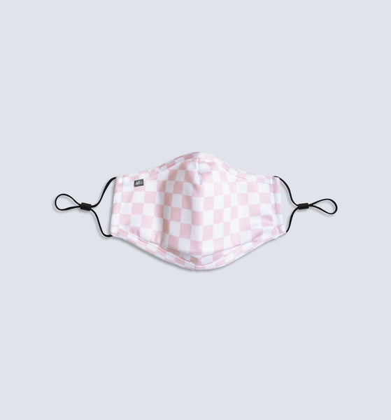 KIDS Niice Face Masks Pink Checkerboard with Filter