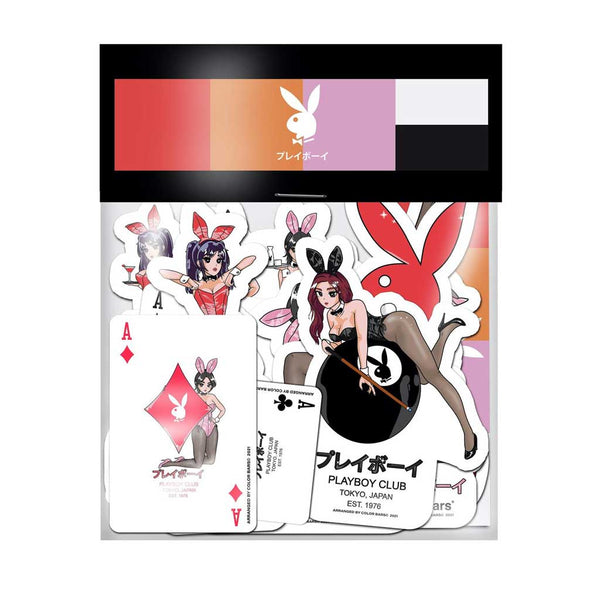 Playboy x Color Bars Stickers - 14 Pack