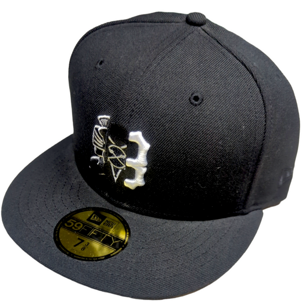 BLACK SCALE - Medley 7 3/8 Fitted New Era - BLK  (D6)