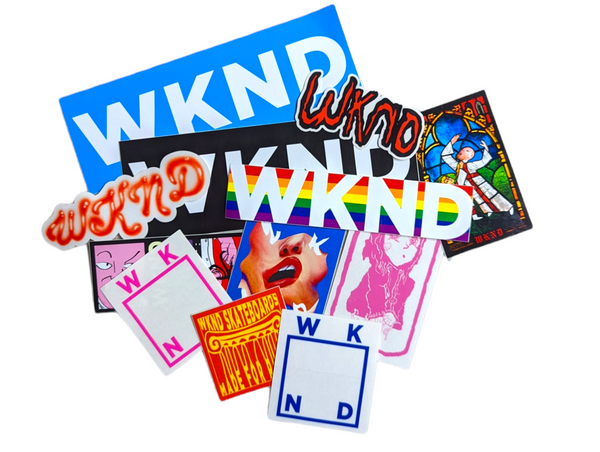 WKND Assorted Stickers - 12 Pack