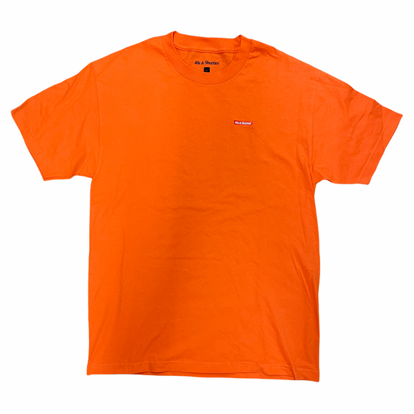 40s Mini Embroidery T-Shirt Orange