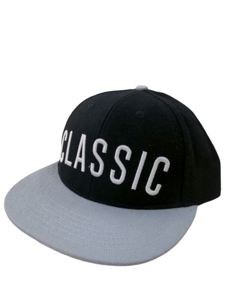 Classic Snapback BLACK/GREY - F2