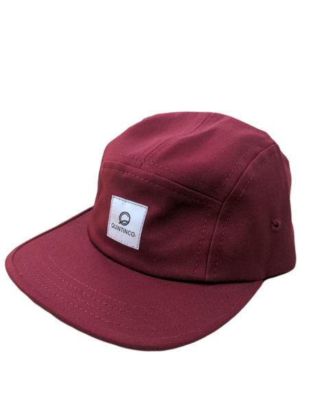 Patched 5 Panel BURGUNDY - F2
