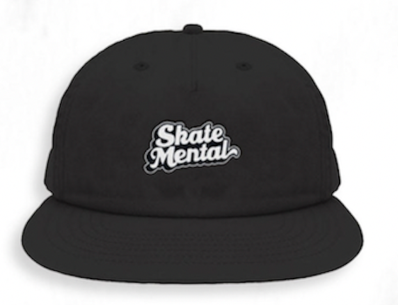 Skate Mental Logo Hat Black