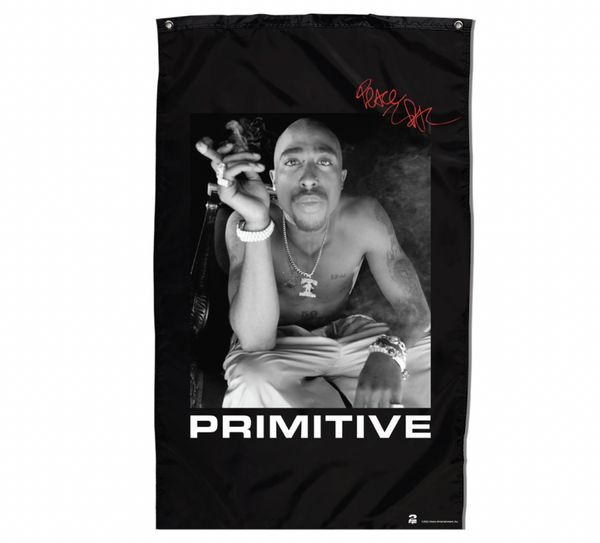 Primitive x Tupac Banner SMOKE Banner