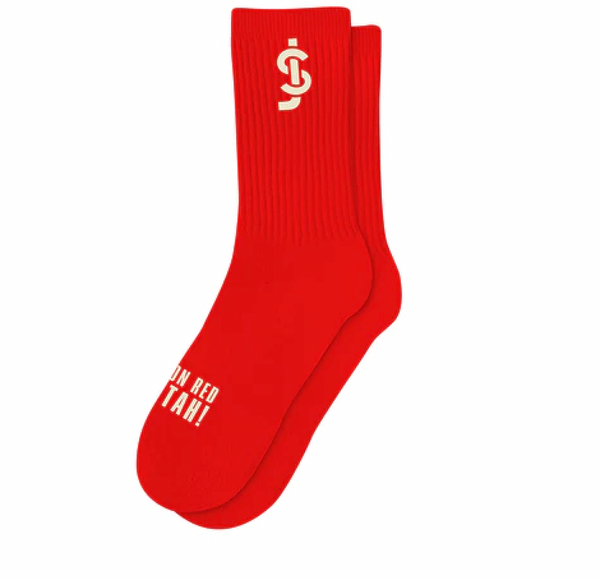 Shake Junt Red on Red Socks