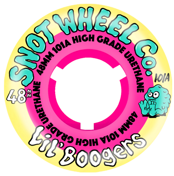 Lil' Boogers 48mm 101a Pink/Yellow Made in USA