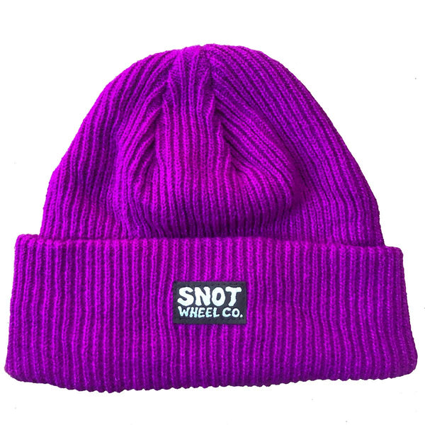 Snot Label Logo Purple Beanie