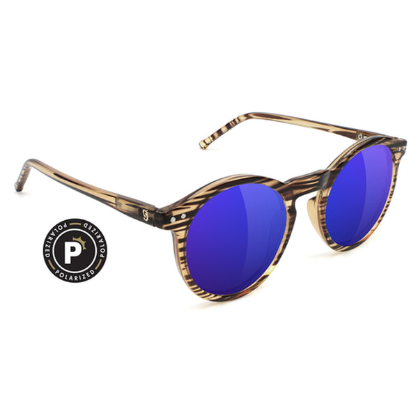 TIMTIM PREMIUM POLARIZED - HONEY/BLUE MIRROR