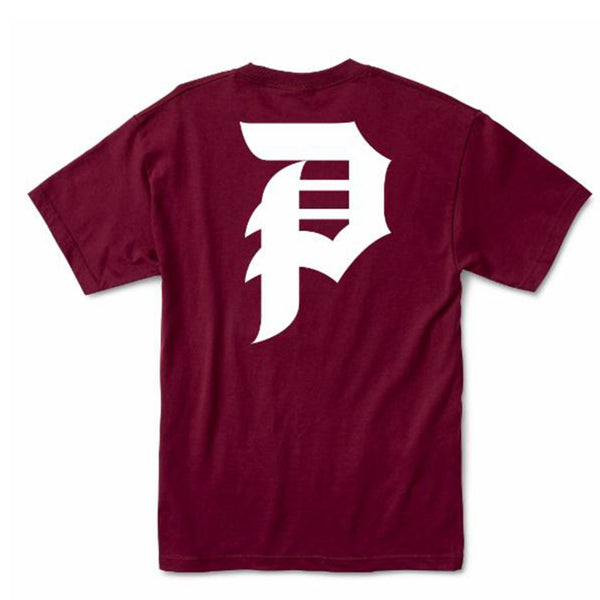 Dirty P Core Tee Burgundy