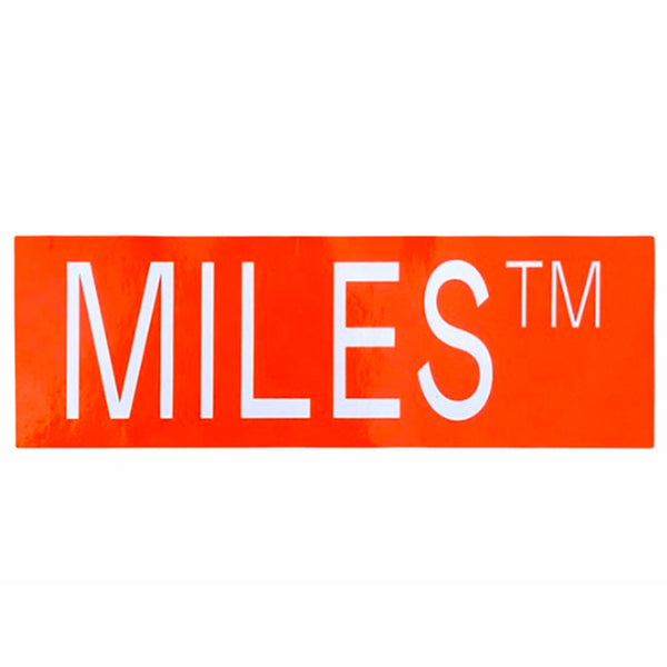 Miles Box Logo Sticker - 10 Pack