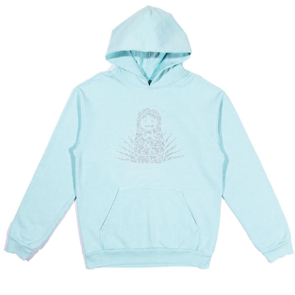 Stone Love *PREMIUM Hoody Sky Blue with Crystals