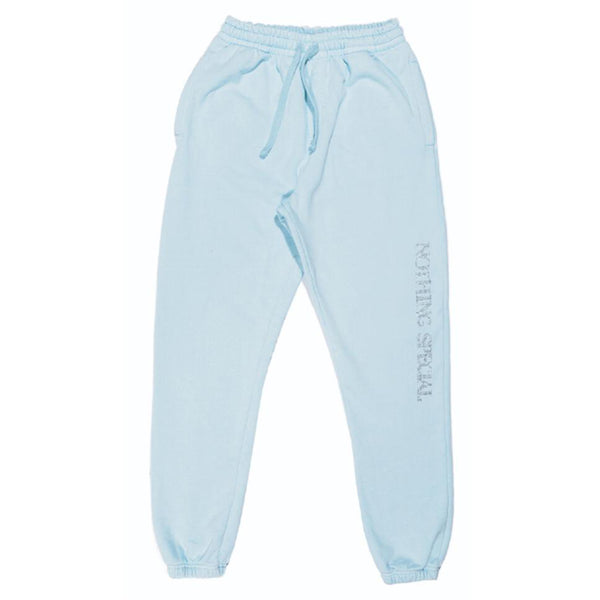 Stone Love *Premium Sweatpants Sky Blue w/ Crystals
