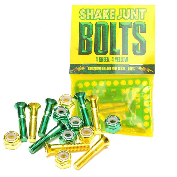 SHAKE JUNT GREEN AND YELLOW BOLTS - Allen and Phillips