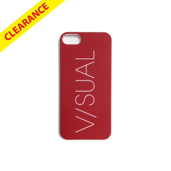 V/SUAL - CORE LOGO IPHONE 5/5S CASE RED